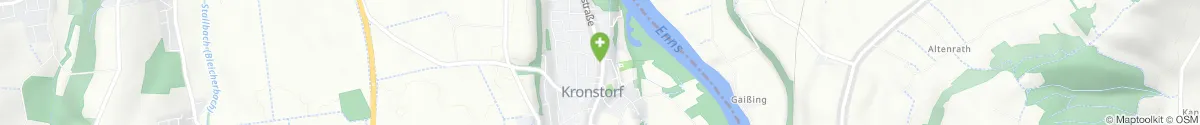 Kartendarstellung des Standorts für Iris Apotheke in 4484 Kronstorf